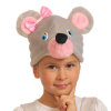 Шапочка Мышка 4024 - Карнавальная шапочка мышки 4024 с розовым бантиком 