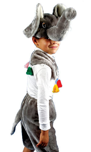 Костюм Слоник С1019 Детский карнавальный костюм Слона от Карнавал-СПб, в комплекте: шапочка, пелерина и бриджи