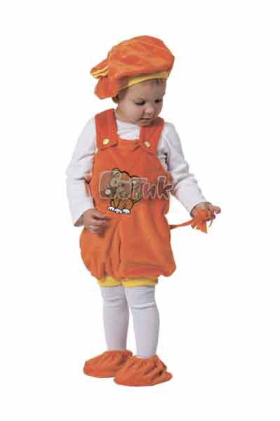 Костюм Львенок Б-289, крошки Детский костюм маленького львенка. В комплекте: полукомбинезон, шапочка и пинетки