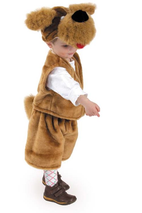 Костюм Собака Филя 311 Детский карнавальный костюм Собаки Фили. В комплекте шапочка, жилет и шорты