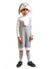 Костюм Зайчик серый ткань-плюш 2005 - Костюм Зайчик серый из ткани и плюша для мальчиков 3-6лет