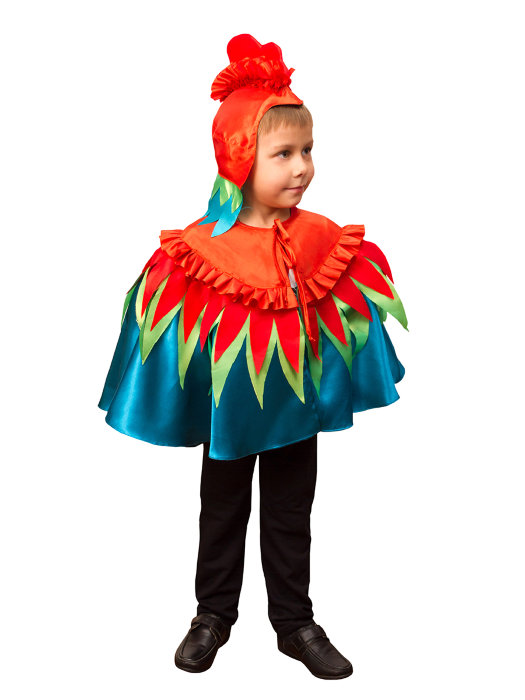 Костюм Петя Петушок Карнавальный костюм петуха для мальчика. В комплекте: шапочка и накидка, без размера