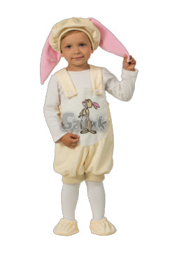 Костюм крошка Кролик Дисней 288 Детский костюм Кролика из серии Дисней, на 1,5-2 года. В комплекте: берет с длинными ушками, комбинезон, пинетки
