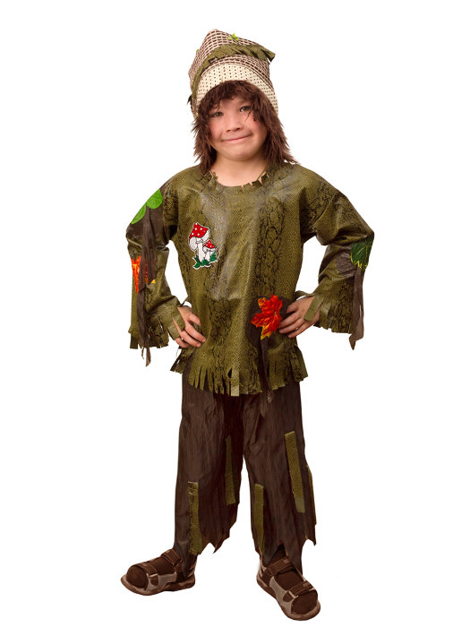 Костюм Леший  Детский карнавальный костюм Лешего. В комплекте: шапка,  рубаха, штаны