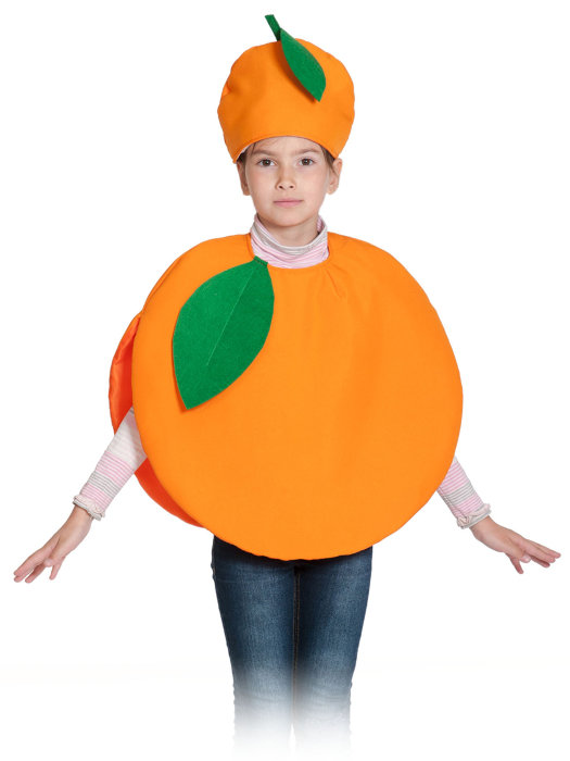 Костюм Апельсин 5217 Костюм Апельсин для детей 4-7 лет. В комплекте: шапочка и туника.