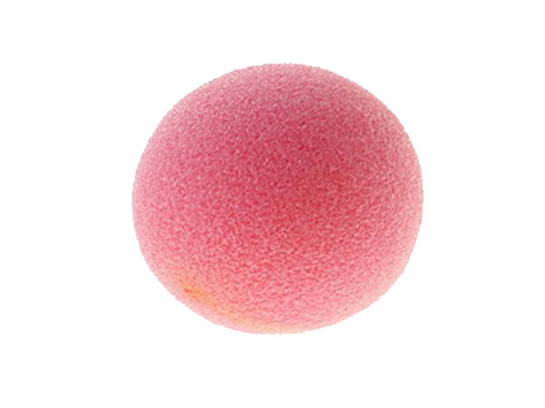 Нос клоуна розовый РОзовый нос для веселого клоуна, 5см в диаметре