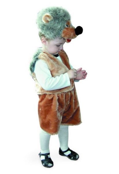 Костюм Ежик 131 Детский карнавальный костюм ежика на возраст 3-5 лет, в комплекте шапочка, жилет, шорты