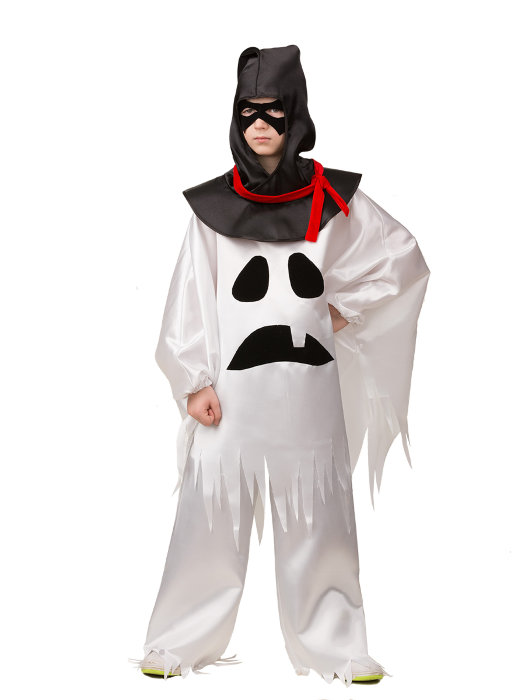 Костюм Привидение 6070 Детский костюм Привидение для праздника хеллоуин. В комплекте: белая сорочка и брюки