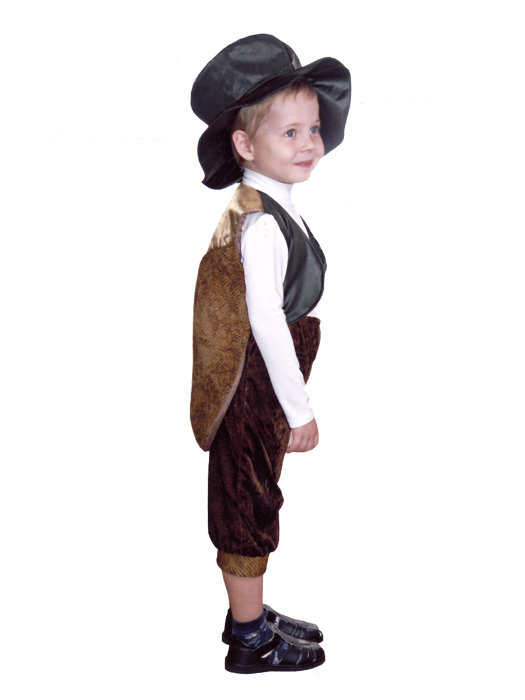 Костюм Жук А102 Детский костюм Жук для мальчиков. В комплекте: шляпа, жилет-панцирь, штаны и пояс