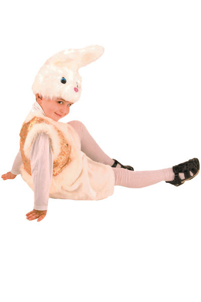 Костюм Зайчишка Братишка 203 Детский костюм для мальчика 2-4 лет. В комплекте: маска, безрукавка и шорты