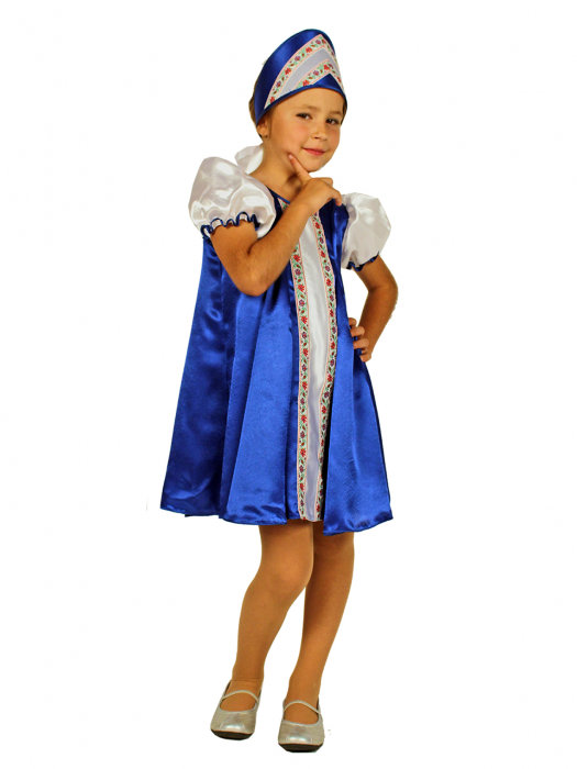 Костюм Царевна синяя Ве2035 Костюм карнавальный Царевна синяя. В комплекте: платье и кокошник