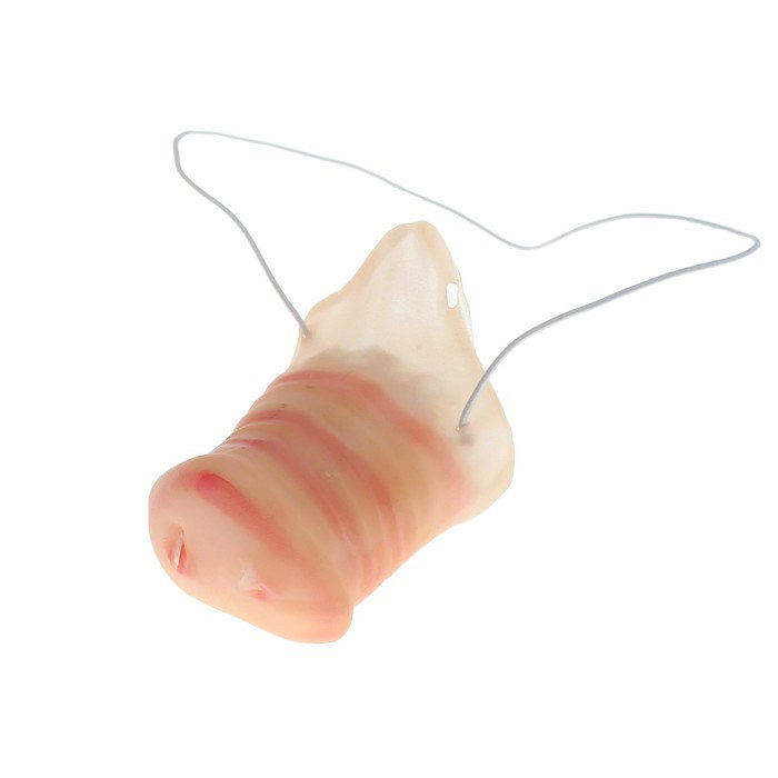 Нос Свинка на резинке Силиконовый нос на резинке поросенок свинка, для детей и взрослых