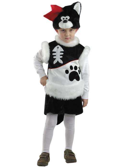 Костюм Кот Пират 278 Карнавальный костюм Кота для мальчика 3-5 лет. В комплекте шапочка, безрукавка, шорты