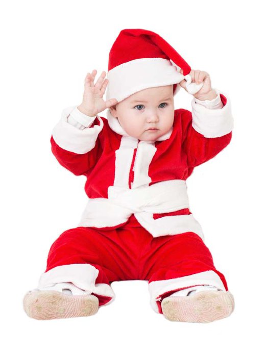Костюм малышка Санта Клаус 1989 Костюм маленького Санты на 1-2 года, рост 92см. В комплекте: колпак, курточка, пояс, штаны.
