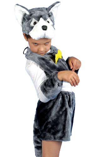 Костюм Волчонок С1006 Детский карнавальный костюм Волчонка, Волка. В комплект входит: шапочка, пелерина, шорты и краги