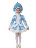 Костюм Снегурочка Гжель 1515 - Детский костюм Снегурочка Гжель Б-1515, фото 3