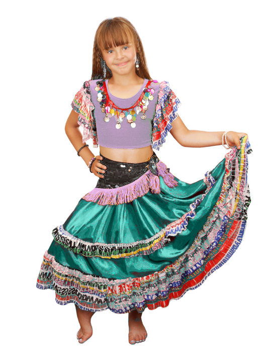 Костюм Цыганка молдаванка А180 Яркий и запоминающийся костюм Цыганка молдаванка для веселой задорной девочки. В комплекте: кофта, юбка и повязка.