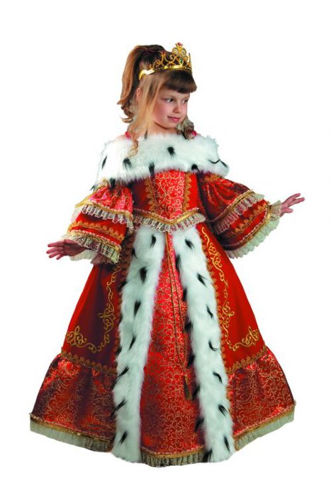 Костюм Императрица 931 Роскошный костюм для девочек. В комплекте: корсет, юбка, подъюбник, корона