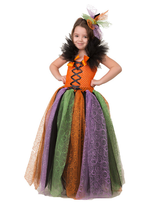 Костюм Ведьмочка 1845, набор Сделай сам Набор для создания костюма Ведьмочка своими руками для девочек от 3 до 10 лет.