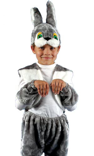 Костюм Зайчик С1011 Детский карнавальный костюм Зайчик В комплект входит: жилет, шапочка и шорты.