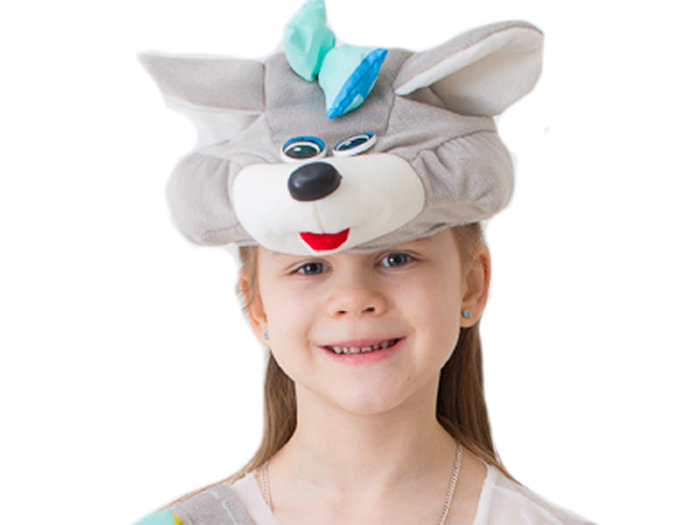 Шапочка Мышка Бо1164 Детская карнавальная шапочка Мышки для девочки 3-8 лет