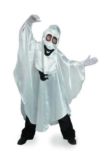 Костюм Привидение 8023 Детский костюм Привидение для праздника хеллоуин. В комплекте: белая накидка и колпак