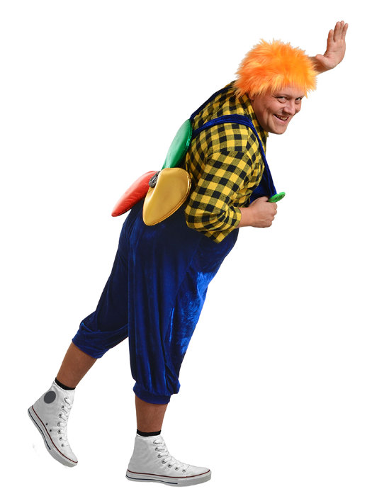 Костюм Карлсон взрослый Костюм сказочного Карлсона, в комплекте: парик, рубаха и штаны, размер 52