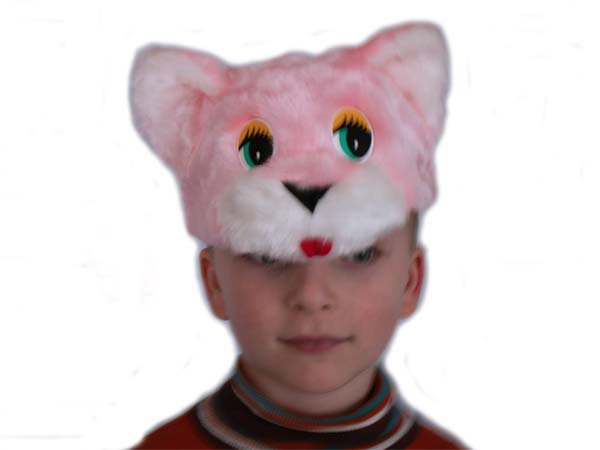 Шапочка Кошечка С2010 Карнавальная шапочка для детского костюма Кошечка, для детей от 3 до 9 лет