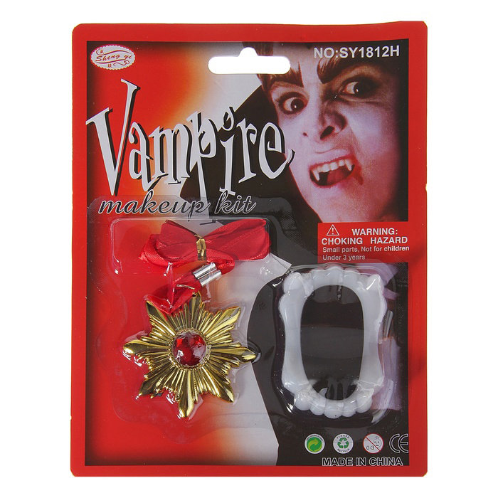 Набор Вампир: челюсть, орден 302150 Набор вампира для маскарадной вечеринки