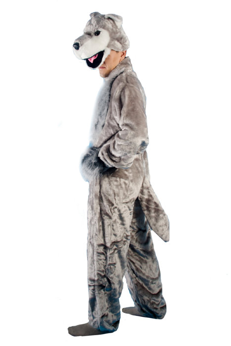 Костюм Волк мужской КВ-02 Карнавальный костюм Волк. В комплекте: шапка, варежки, комбинезон