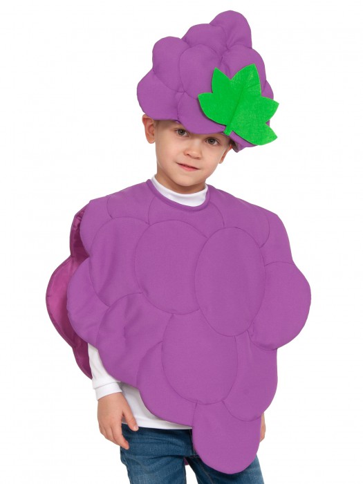 Костюм Виноград 5219 Карнавальный костюм Виноград на праздник урожая для детей 4-10 лет.