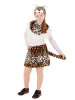 Костюм Рысь С1092 - Карнавальный костюм для девочки 5-9 лет Рысь С1092, коричневая с черным