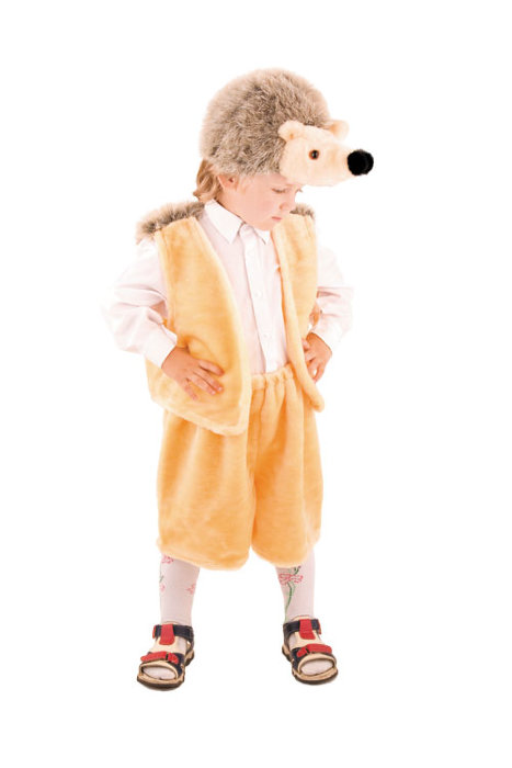 Костюм Ежик Пыжик 504 Детский костюм ежика для мальчика  5-8 лет, к комплекте шапочка, жилет и шорты