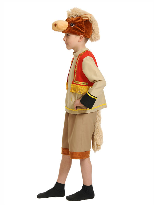 Костюм Конек Горбунок 8036 Детский костюм Конек Горбунок, в комплекте шапочка, жилет и бриджи
