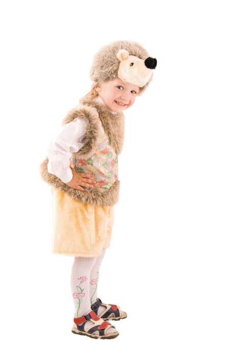 Костюм Ежик Тима 218 Костюм ежика на мальчика 3-5 лет, в комплекте маска, безрукавка и шорты