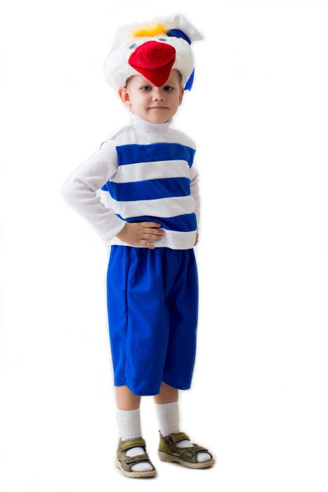 Костюм Утенок 1076 Детский карнавальный костюм Утенок на 3-5 лет. В комплекте: шапка, безрукавка, шорты