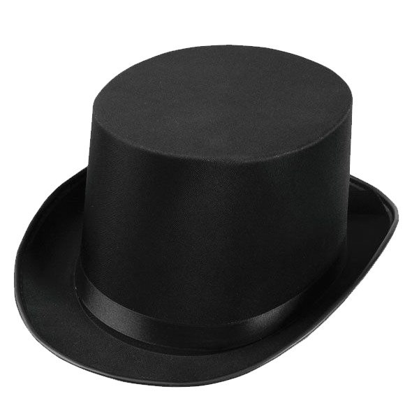 Театральная шляпа цилиндр Шляпа - черный цилиндр, прочный, хорошо сидит на голове, размер 57-58см